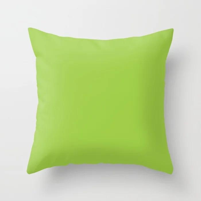 Modern Simple Solid Color Double-Sided Printed Pillow Cover Pillow Core Home Sofa Cushion Pillow Cover Premium
