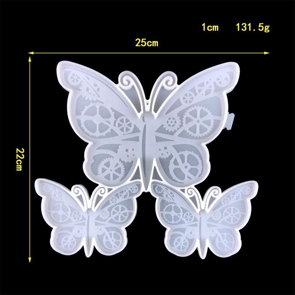 Dekorace Silikonové formy Formy z epoxidové pryskyřice Forma na zavěšení na stěnu Tvar srdce/motýl/klobouk/ozubení