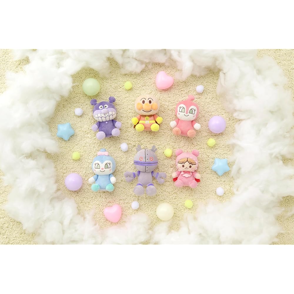SEGA FAVE Fluffy Color Mascot Baby Man Plush Toy Soft Fabric Cute Design 30cm