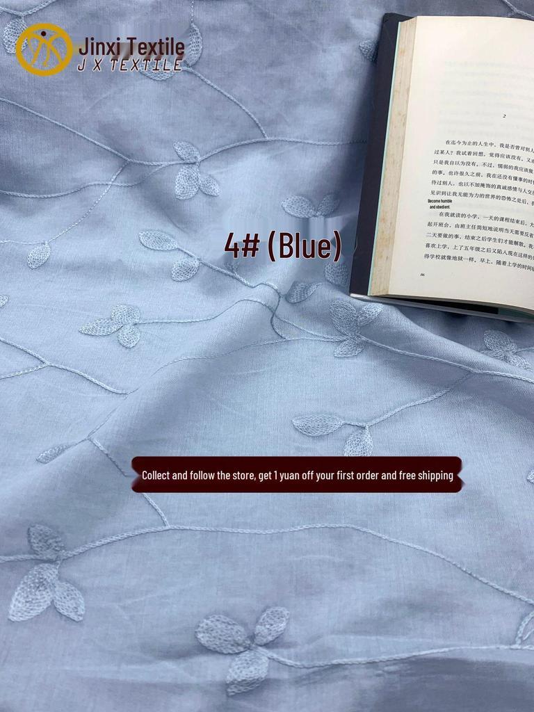 2026 Spring/Summer Tie-Dye Tencel Embroidered Skirt Shirt Princess Dress Fabric