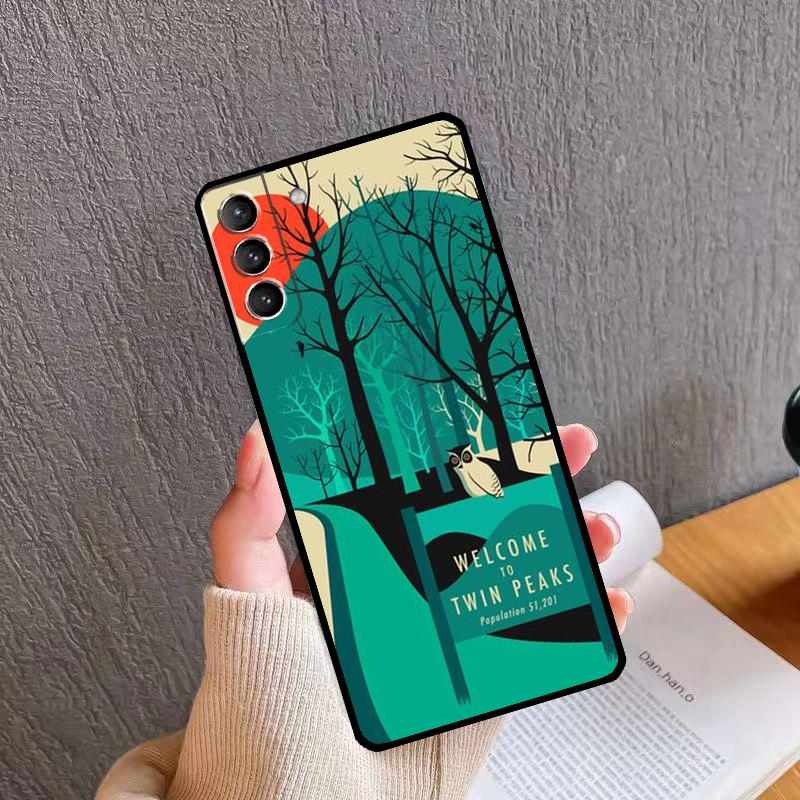 Twin Peaks Phone Case For Samsung Galaxy S25 Ultra S20 S21 S22 S23 S24 S9 S10 Plus S24 FE S25 FE Cover