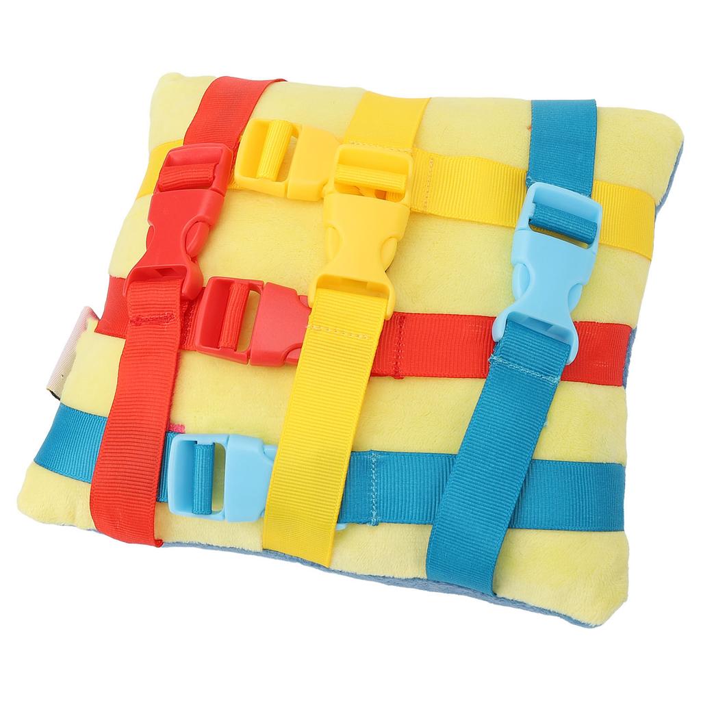 Sensorisches Schnallenkissen Feinmotorische Entwicklung Angstlinderung Demenzaktivitäten Kissen für Autismus ADHS