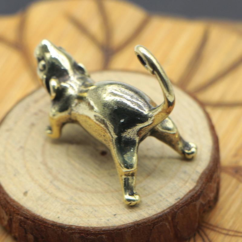 Латунный Брелок-Подвеска Настольное Украшение Подвеска Подарок Подвеска Созвездия Крысы бронзовый