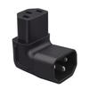 IEC320 C14 To C13 Adapter C14 To C13 Up/Down Angle Extension Power Adapter Power Adapter Sever Power Adapter For PC