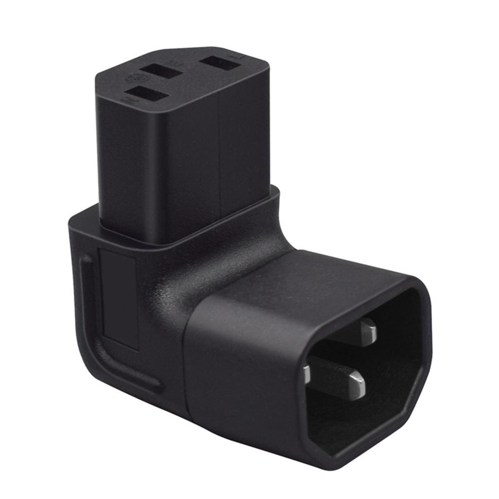 IEC320 C14 To C13 Adapter C14 To C13 Up/Down Angle Extension Power Adapter Power Adapter Sever Power Adapter For PC