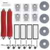 A65T-QV 35A Accessories Kit(24Pcs) For Roborock QV 35A/QV 35S/QR 598/QR 798 Robot Vacuum Replacement Brush Mop Cloth Pads Filter
