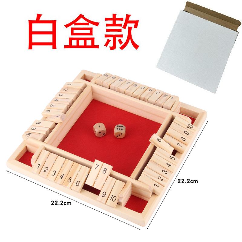Digital Flop Children s Toys Four-sided Board Game Game Props Puzzle Party Leisure Entertainment 1Pcs