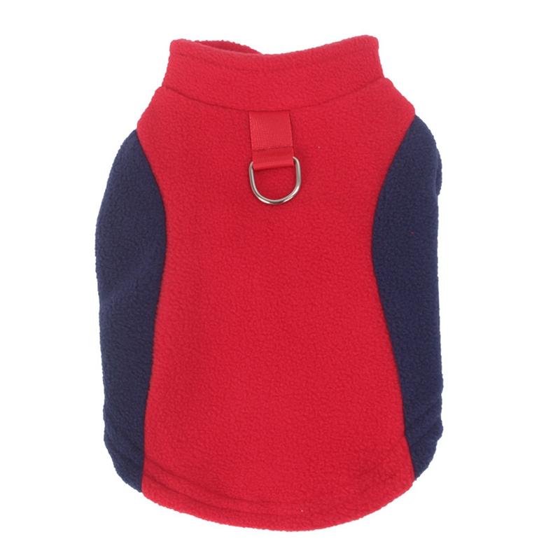 

Ошейник-стойка для кошек и собак, флисовый теплый жилет, удобная одежда с D-образным кольцом 2XL