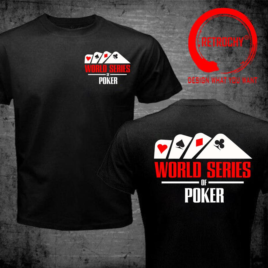 World Series Of Poker Card T Shirt Unisex Las Vegas Fashion Trendy Casual Clothing Stylish Tee Shirt Leisure Tshirt Unisexs TShirt