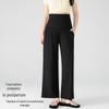 2026 New Wide-Leg Maternity Pants: Spring/Summer Lightweight, Non-Constricting, Nine-Tenth Length