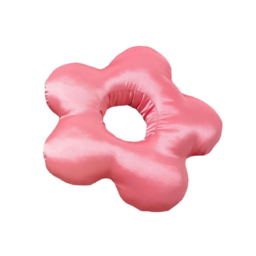 Flower Shaped Doughnut Pillow with Hole Neck Pillow for Side Sleepers Leeping Ring for Side Sleepers for Pain Relief