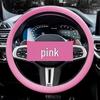 Universal Silicone Steering Wheel Cover - Summer Fashion, Sweat-Absorbent, Non-Slip, Thin, Soft, All-Season Design for Men and Women