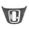 Auto 2Pcs For Honda CR-V 07-11 Carbon Fiber Console Gear Shift Panel Cover Trim
