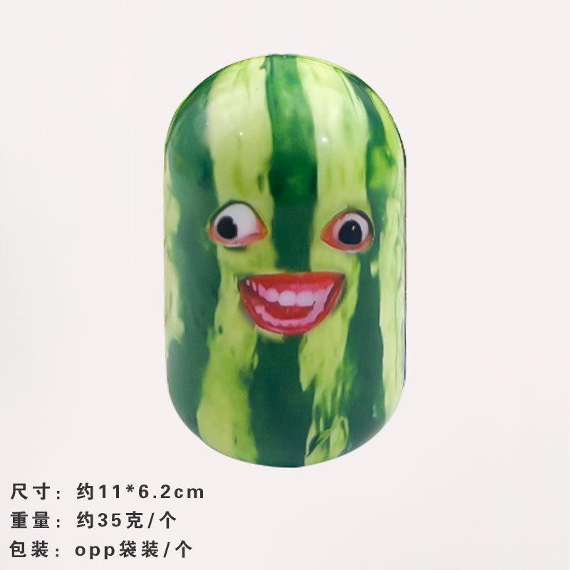 Creative Watermelon Series Plush Doll Toy Sound Producing Prank Toys Small Hanging Ornaments Children Gifts for Boys