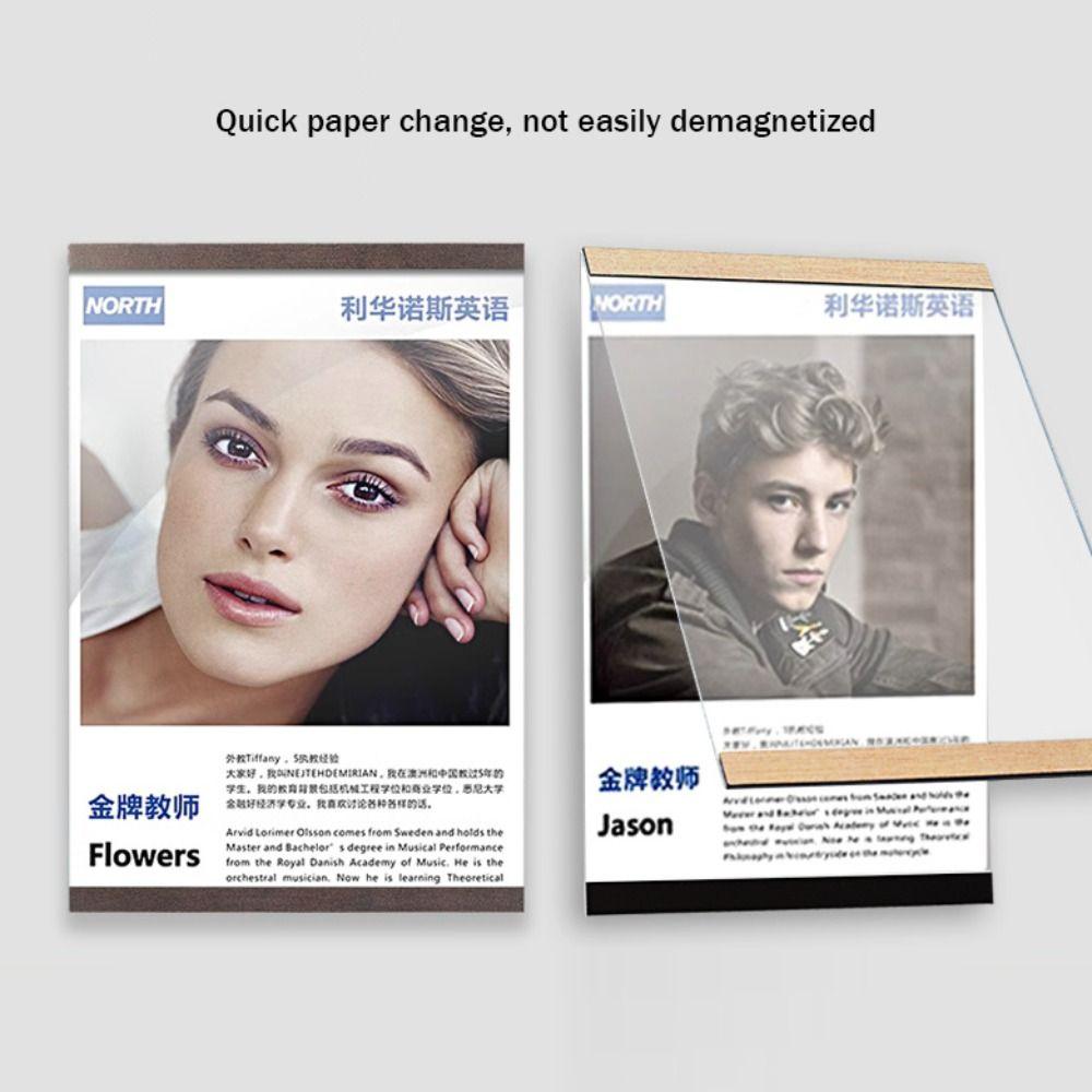 A3/A4/A5 Certificate Frame Magnetic Photo Frame Versatile Display Frame Business License