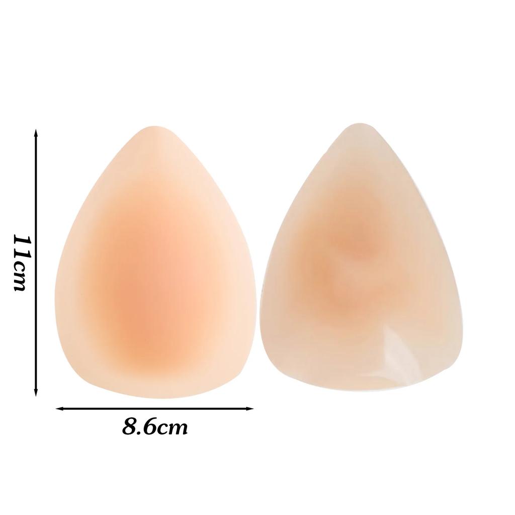 2026 Summer Triangle Invisible Silicone Self-adhesive Bra Pad for Women Skin Breast Pads Nipple Cover Bras Intimates Accessories