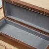 Men and Women Solid Wood Myopia Glasses Case Storage Box Black Walnut Wooden Case