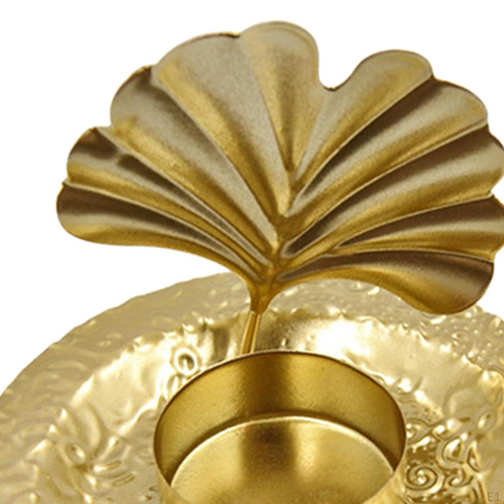 Candle Holder Metal Candlestick Gifts Stand Table Centerpiece Ornament for Dining Room