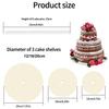 3-Tier Cake Stand Set with 9 Dowels - Reusable Stacking Stand & Support for Multi-Layer Cakes