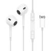 PISEN Typ-C Digitale Kabel-Kopfhörer, 1,2 m Kabel, Semi-In-Ear-Design, mit integrierter Steuerung für Musik und Anrufe