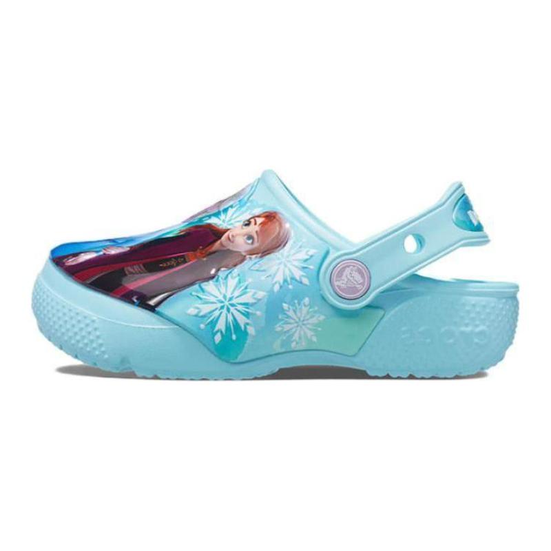 

Crocs Comfortable Shock-Absorbing Wear-Resistant Children s Sandals Blue Children s Model 35 синий