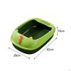 Litter Box Potty Toilet Sandbox Container Splashproof Cage Bedpan Pet for