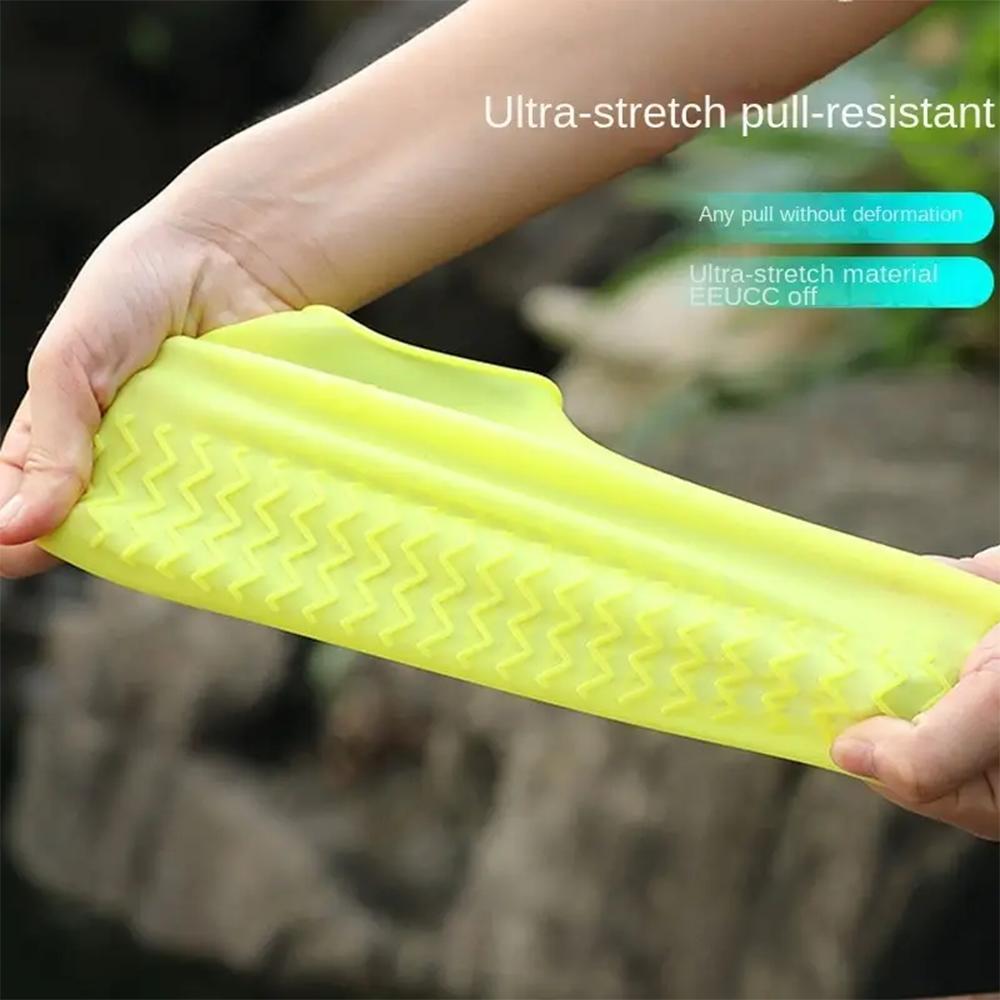 Outdoor Latex Rain Boots Waterproof Shoe Cover That Can Be Reused For Rain Prevention. Multiple Colors To Choose From, Durable