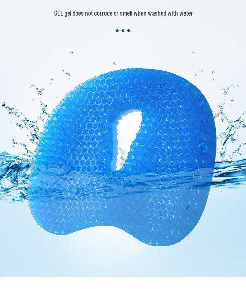 Silicone Honeycomb Gel Seat Cushion – Cool Summer Comfort for Office or Car