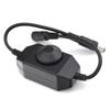 12V/24V Stepless Knob Dimmer for Single Color LED Light Strips and Bedside Lamps.