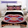 Custom Name Heart of Midlothian Pattern Bedding uilt Set uilt Cover Pillowcase Home Decoration Birthday Gift (1*duvet cover+2*pillowcase without core)