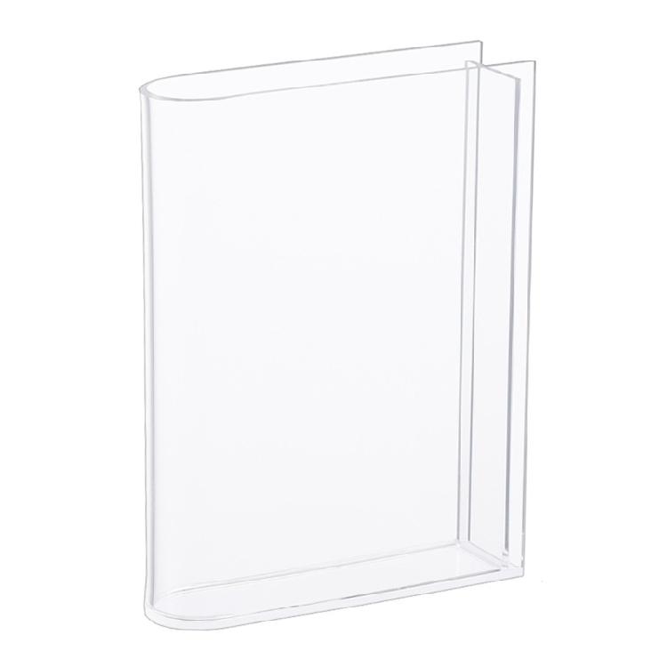 Acrylic Book Design Flower Jar Powerful Substance Prevents Accidents in Family Condition Safe for Child Pet Friendly