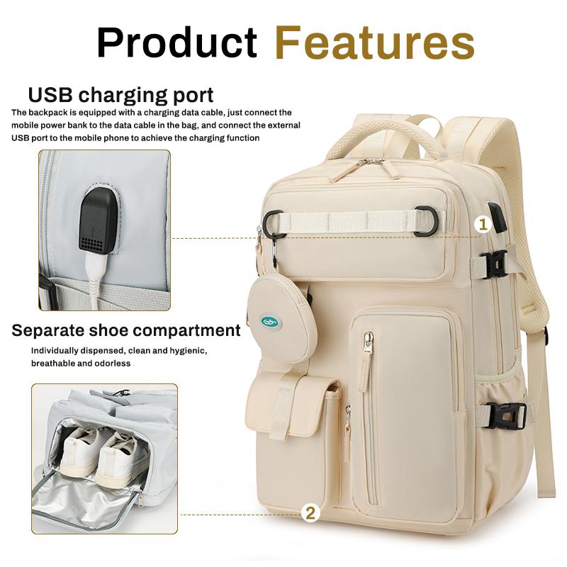 Computer Bag for Junior and Senior High School Students, College Students, Casual, Lightweight, Large Capacity Backpack for Boy