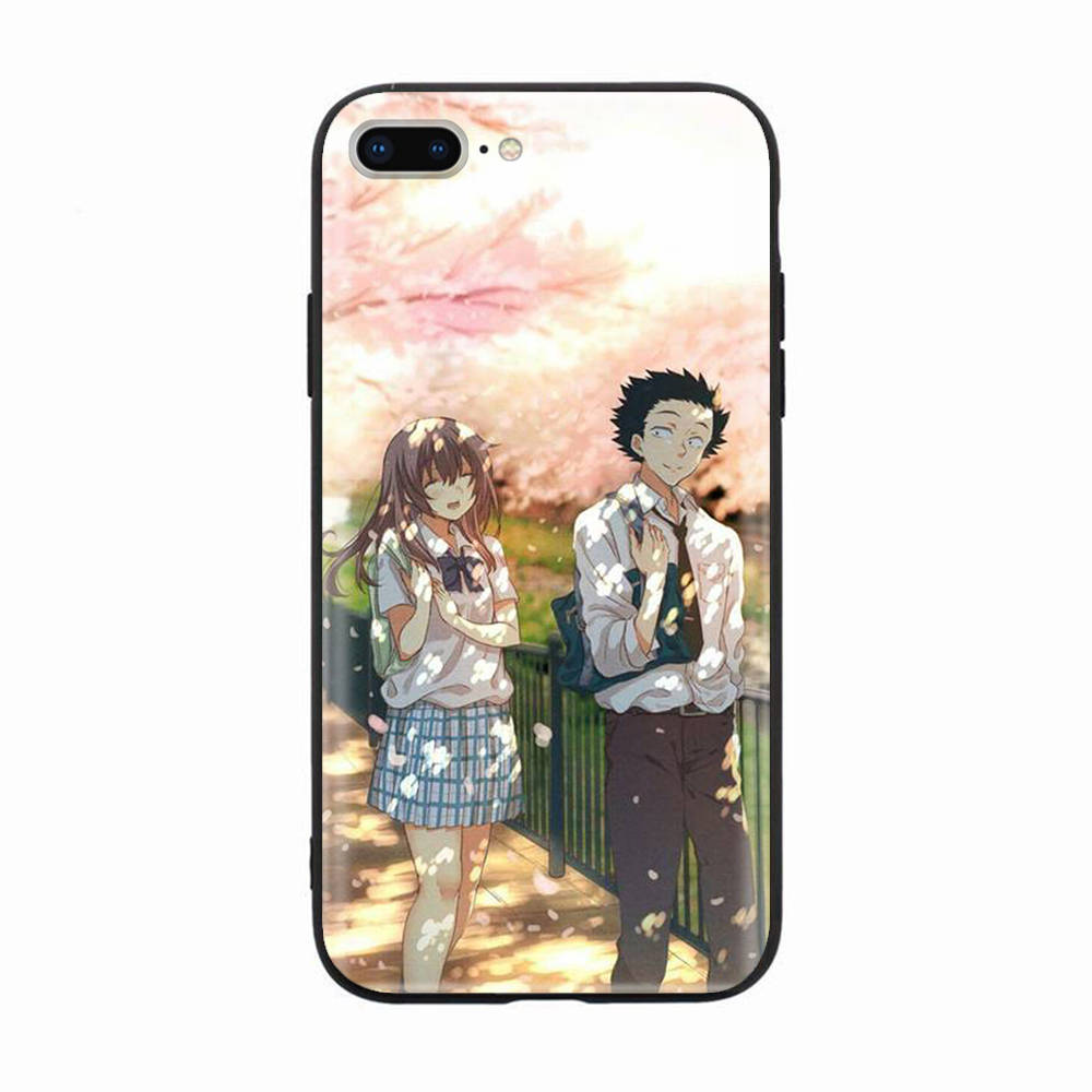 

Черный чехол для Xiaomi Redmi 13C Note 9 iPhone XR 7 8 14 15 11 12 13 X XS Pro Max Samsung A25 S23 S24 FE Ultra Plus Silent Voice Xiaomi poco M3 чёрный