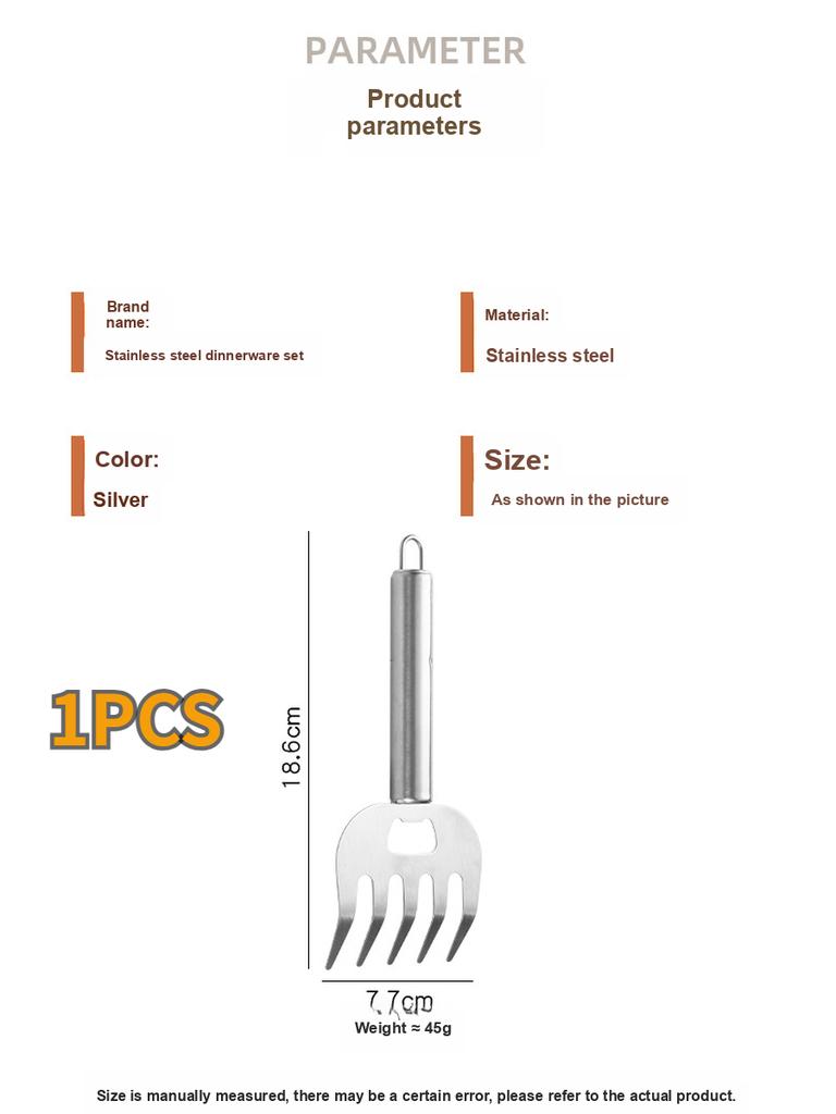 5 pcs Multifunctional Bear Claw Meat Shredder Meat Claw Chicken Beef Pork Shredding Fork for BBQ Kitchen Food Cutter