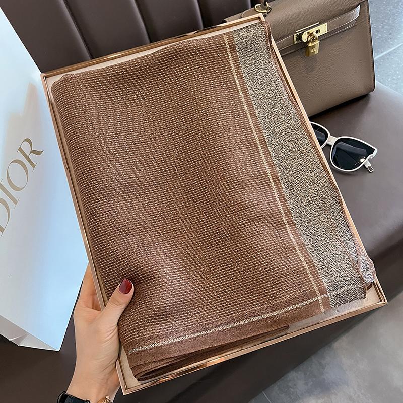 Fashion Women Winter Warm Wool Scarf Shawl Luxury Solid Silk Embroidery Pashmina Design Lady Wraps Bufanda Headkerchief