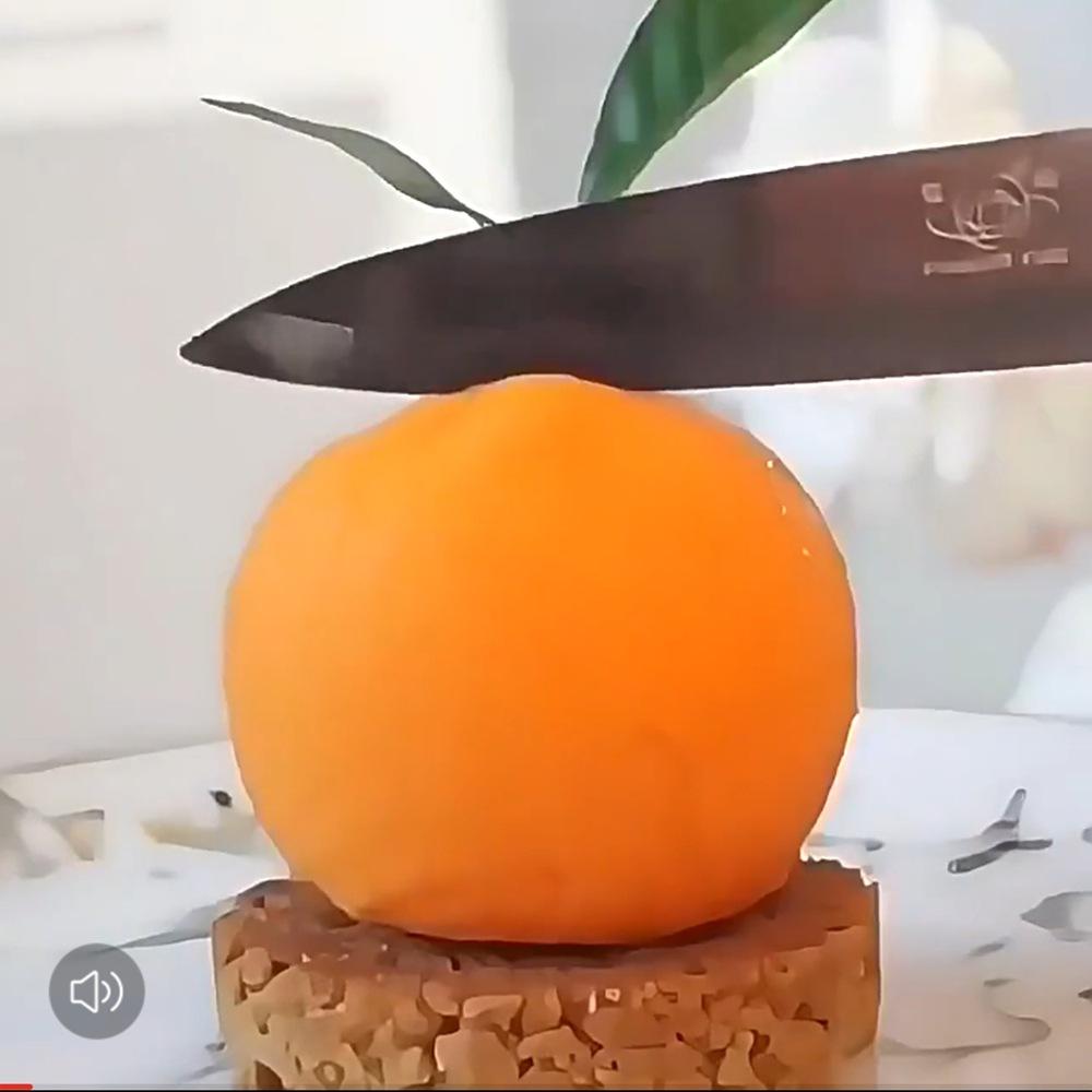 1 Pc 8 Orange Silicone Cake Mold, Ice Cream Ball Jelly Mousse Mold, Baked Peanut Chocolate Mold, Fondant Mold