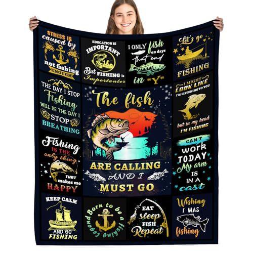 Sea Fish Pattern Flannel Blanket Sheet Bedspread Decorative Blanket Sofa Blanket