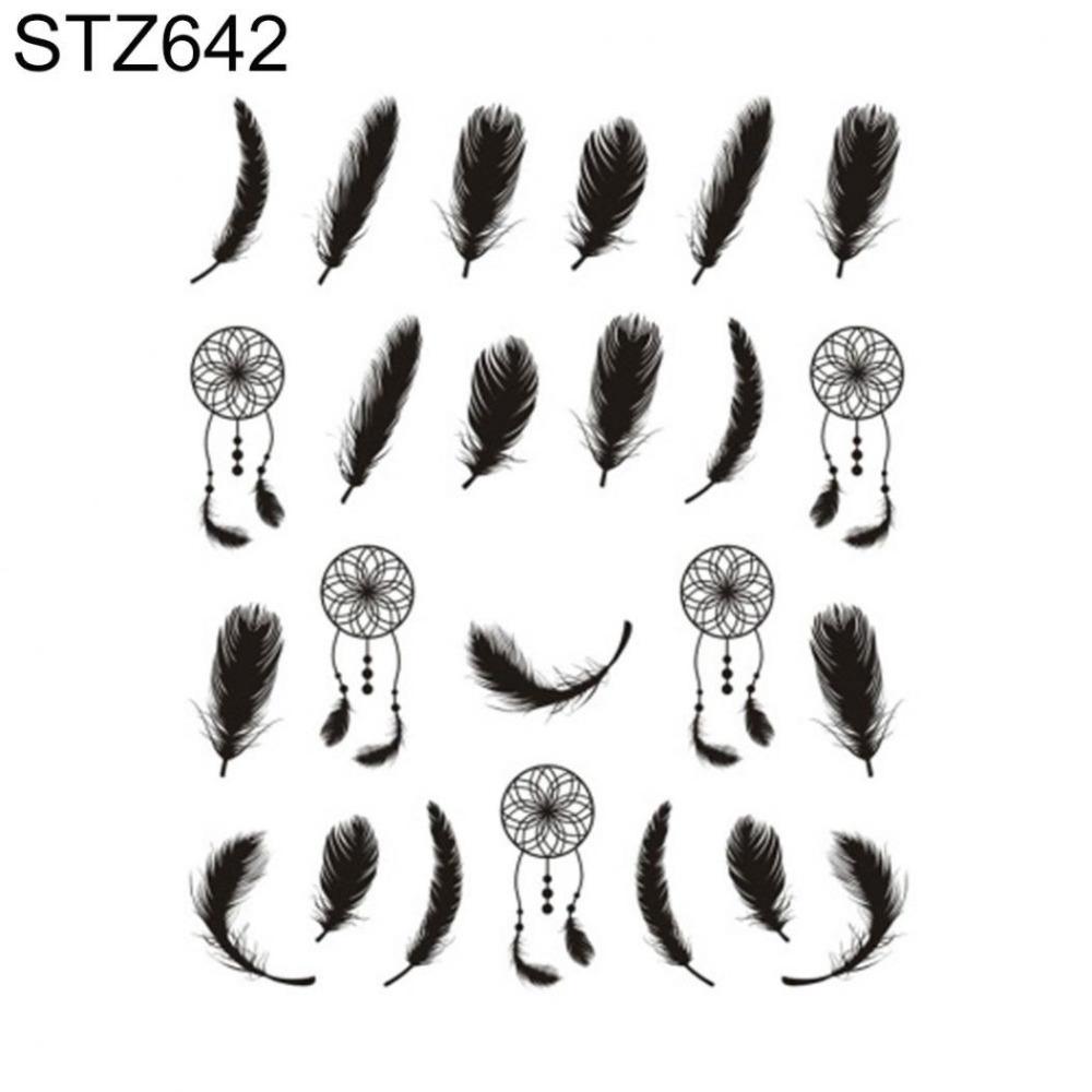 Floral Print Nail Decals Nail Art Decor Gel Polish Animal Sticker Manicure Foils