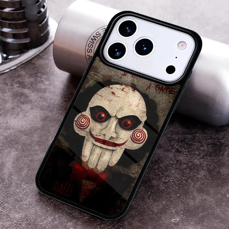 Jigsaw Saw Phone Case for iPhone 17 16 15 Pro Max Air 14 13 12 11 Plus Shockproof Cover