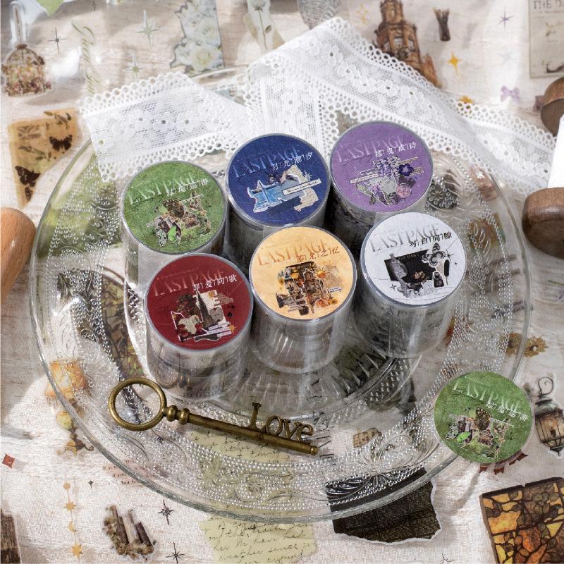 1 Roll Magazine-Themed Tape Stickers, Retro Magazine Patterns for Journal Decoration, DIY Craft Accents, and Planner Layouts
