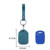 Customizable Leather Cover for Label Starline S96 and PIK Intercom Unisex IC Alarm Tag Mark Protective Case Car Keychain Holder