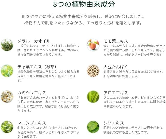 Melaleuca Body Shampoo, Green Tea Scent, 500 ml, with pump.