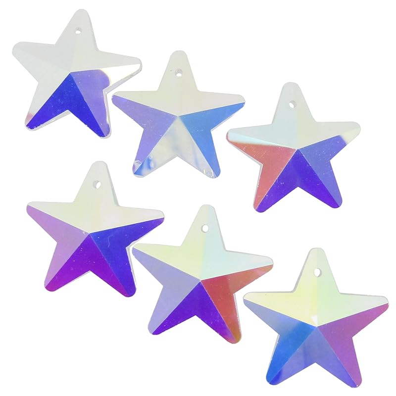 

star mold handmade sun catcher for top parts colorful crystal glass (Aurora)