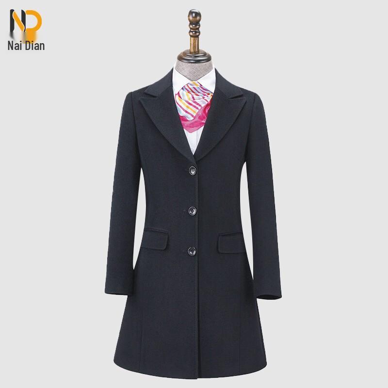 

Nai Dian Women s 50% Wool Blend Mid-Length Business Winter Coat 5XL