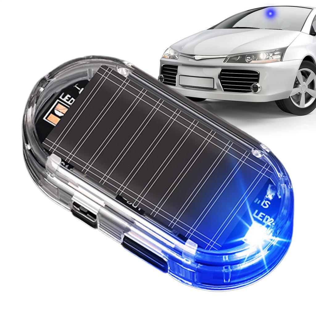 Solar Powered Car Warning Light, Anti-Theft Solar Car Alarm Light, Car Security, Car Warning