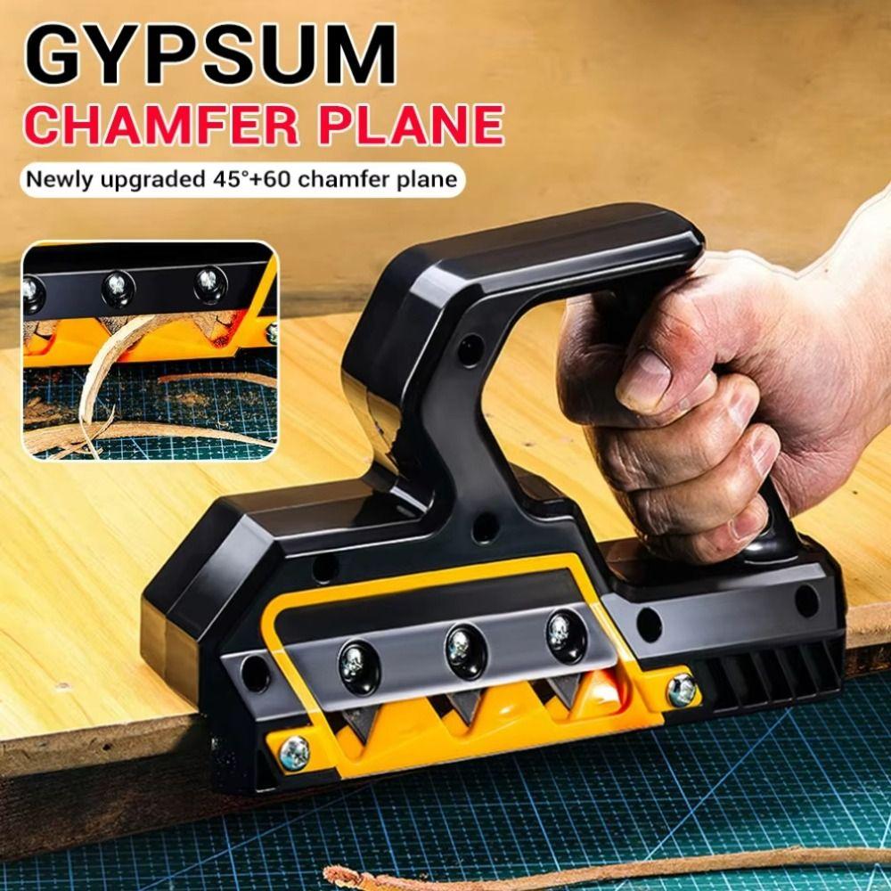 Ergonomic Gypsum Board Chamferer Hand Plane Chamfering Planer  Woodworking Cutting Tools