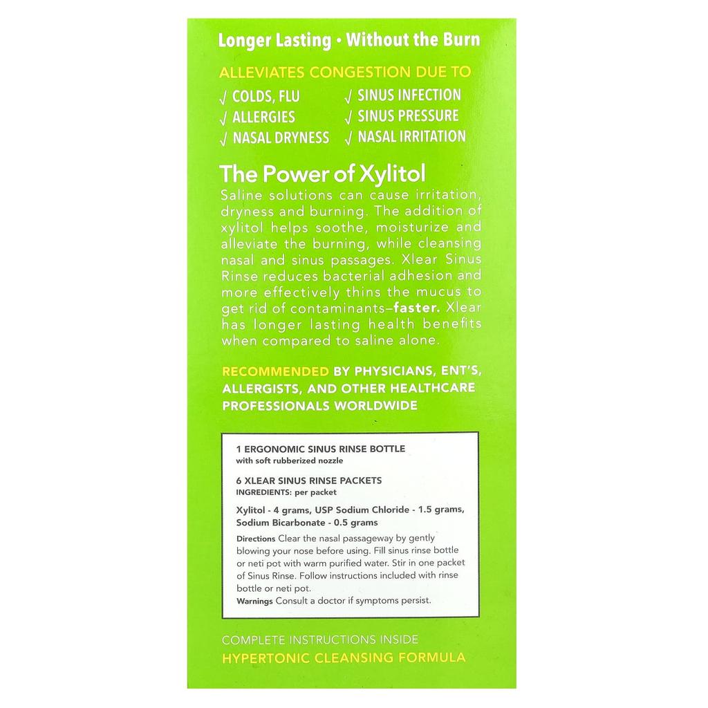 Natural Sinus Cleanser with Xylitol, Kit 1