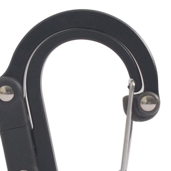 Multifunctional Carabiner Hanging Buckle Strong Load-bearing Aluminum Alloy Versatile Rotating D-type Carabiner Clip
