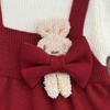 Girls' Cute Rabbit Knitted Sweater Dress - Autumn/Winter Fashion