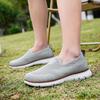 Breathable Mesh Men's Loafers Retro Style Slip-ons Men Anti-slip Casual Sports Shoes Elastic Walking Shoes Big Size